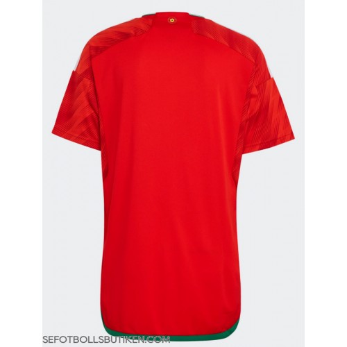 Wales Replika Hemma matchkläder VM 2022 Korta ärmar